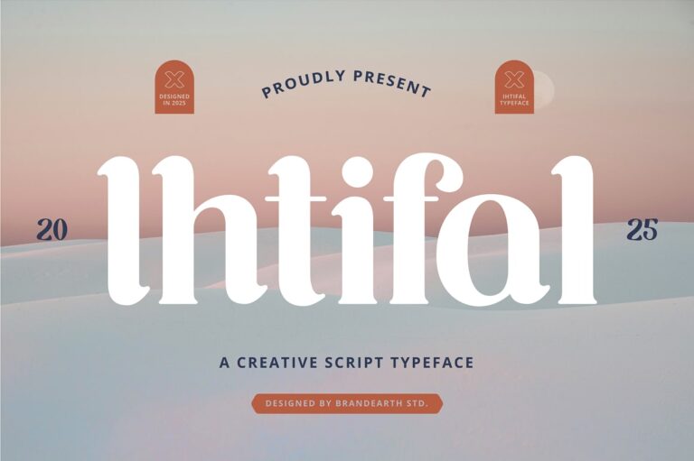 Ihtifal Creative Script Font