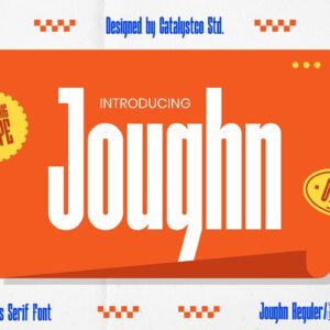 Joughn Condensed Sans Serif Font