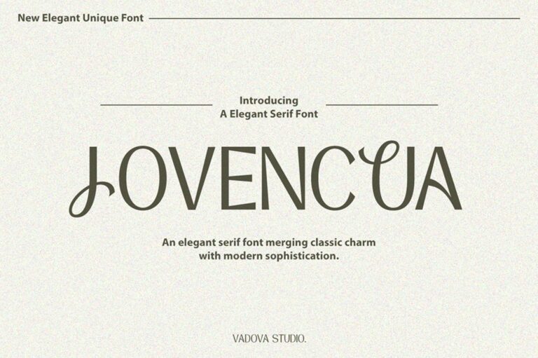 Jovencua Sans Serif Font