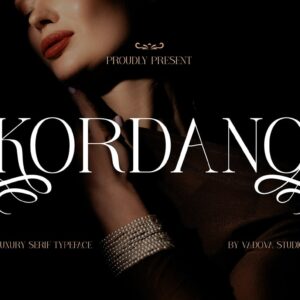 Kordano Luxury Serif Font