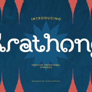 Krathong Creative Traditional Font
