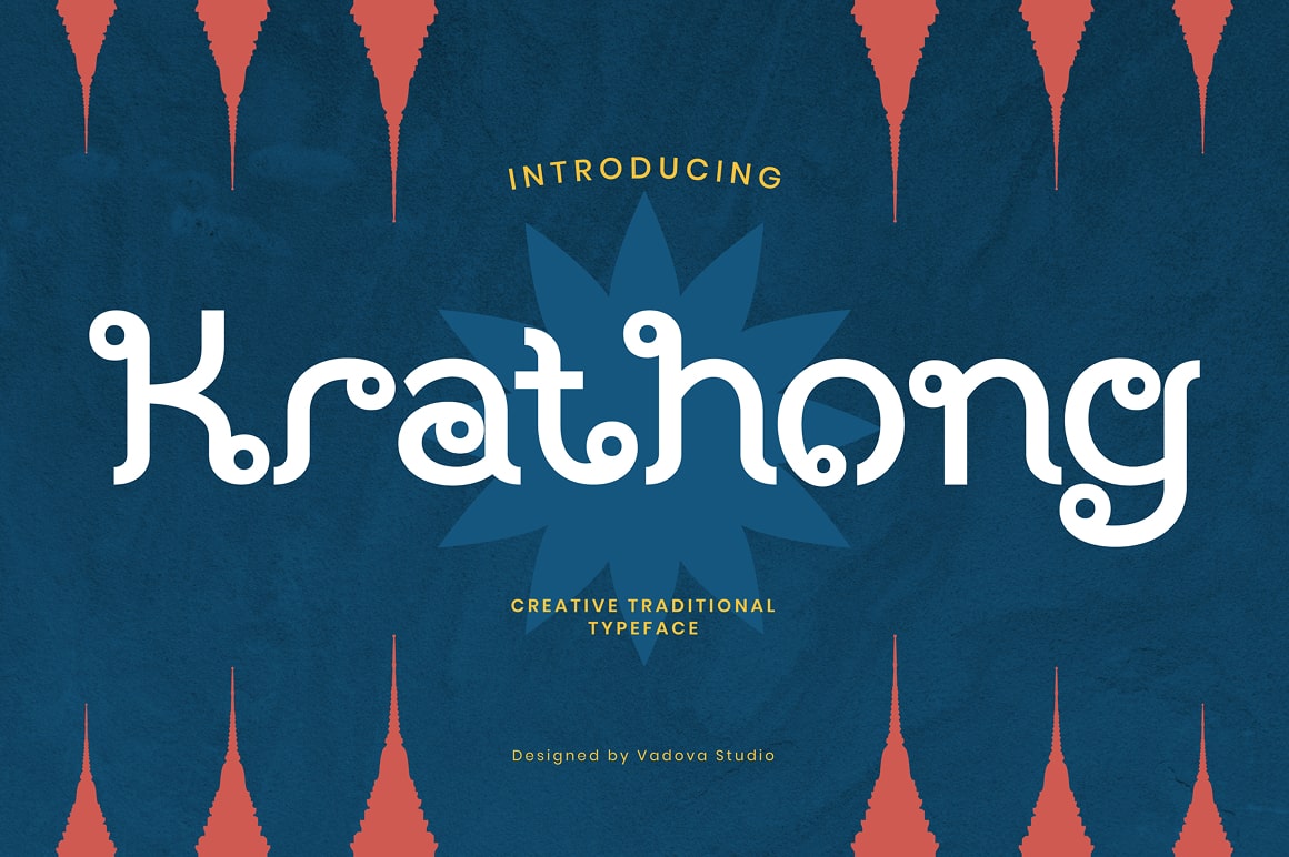 Krathong Creative Traditional Font
