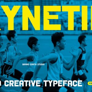 Kynetik Creative Bold Font