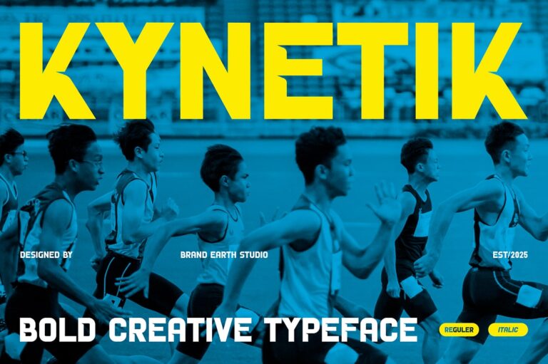 Kynetik Creative Bold Font