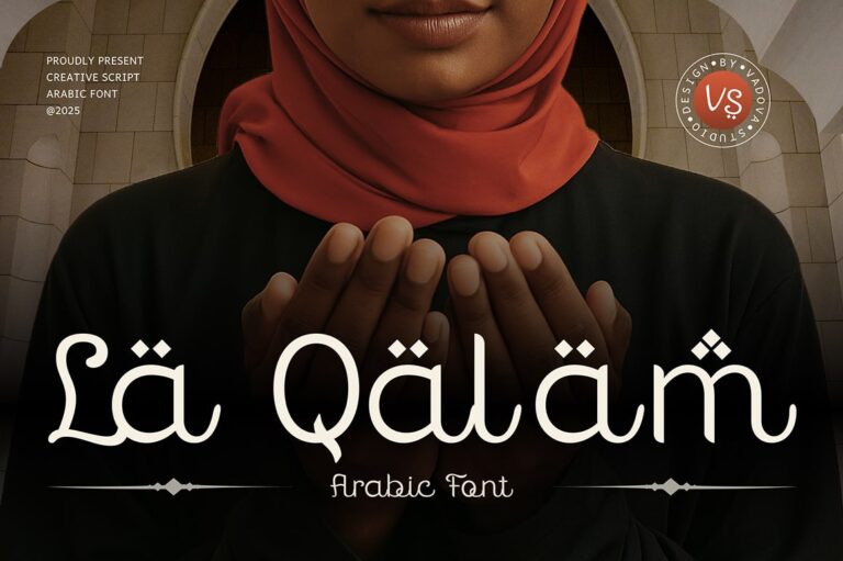 La Qalam Creative Script Font