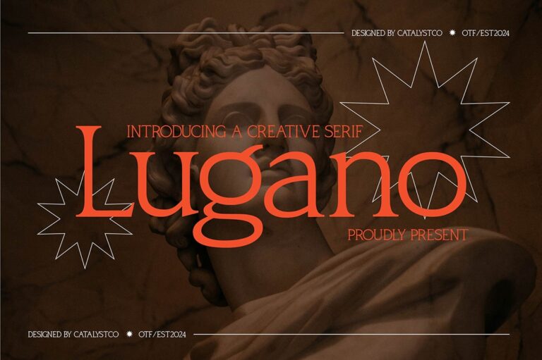 Lugano Serif Font
