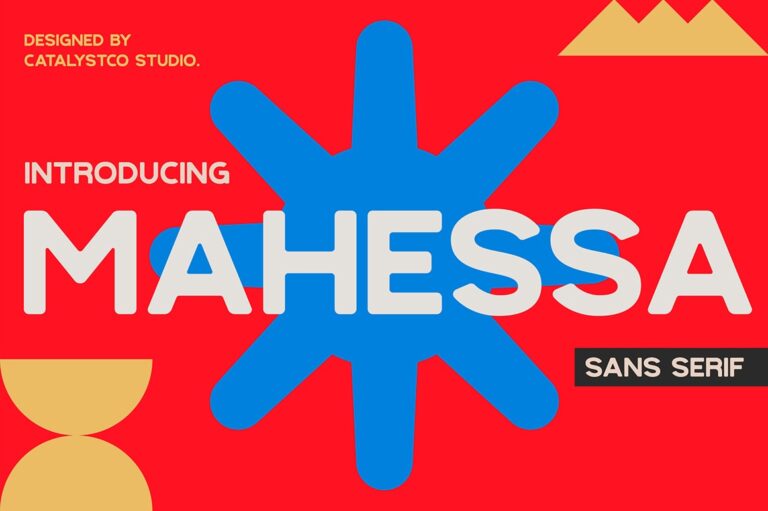 Mahessa Sans Serif Font