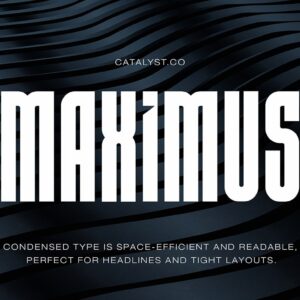 Maximus Condensed Font