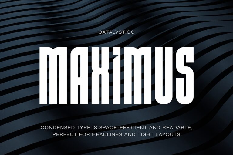 Maximus Condensed Font