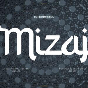Mizaj Creative Calligraphy Font