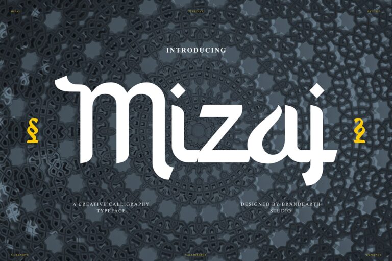 Mizaj Creative Calligraphy Font