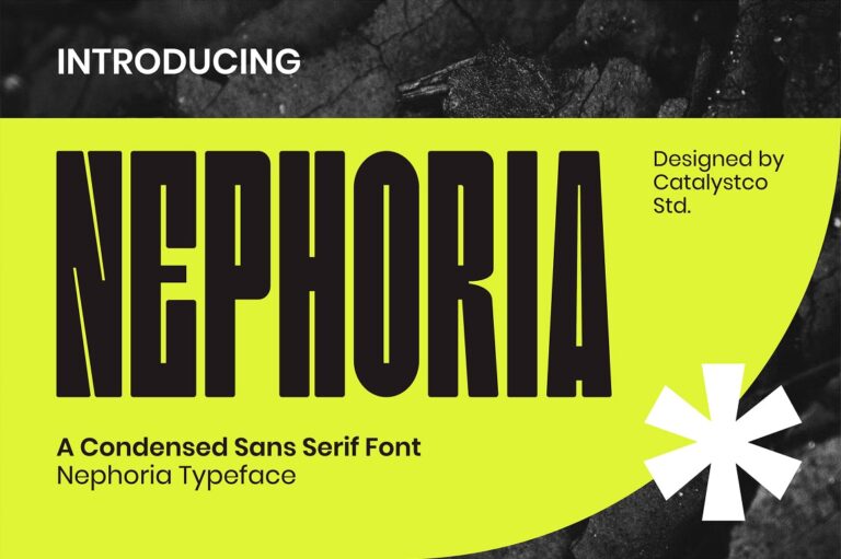 Nephoria Condensed Sans Serif Font