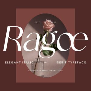 Ragœ Italic Serif Font