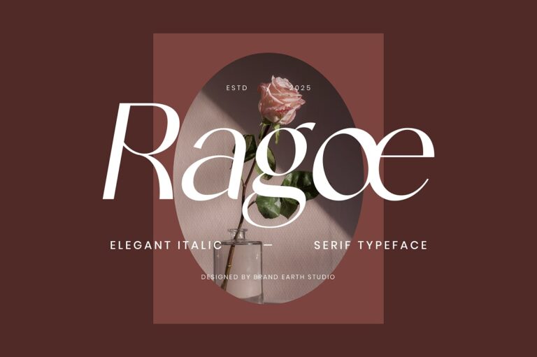 Ragœ Italic Serif Font