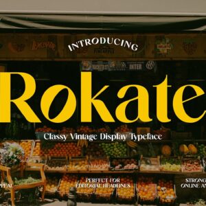 Rokate Classy Vintage Serif Font