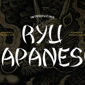 Ryu Japanese Creative Font