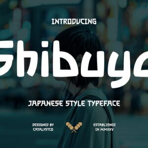 Shibuya Japanese Style Font