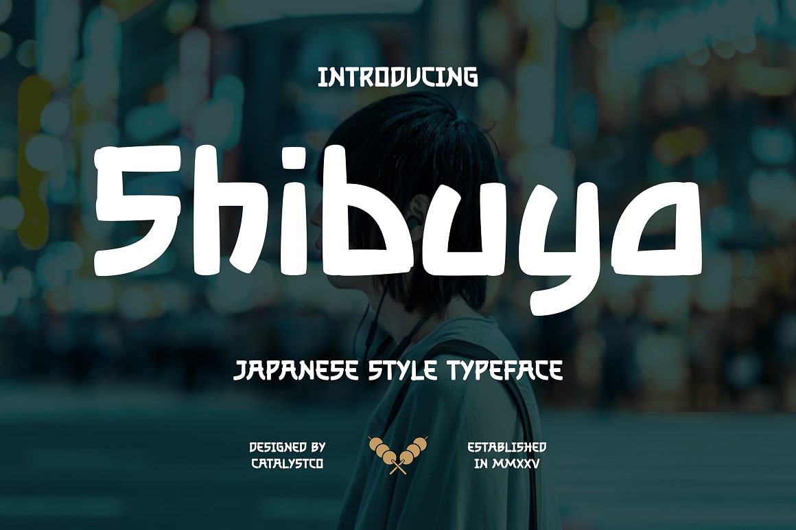 Shibuya Japanese Style Font
