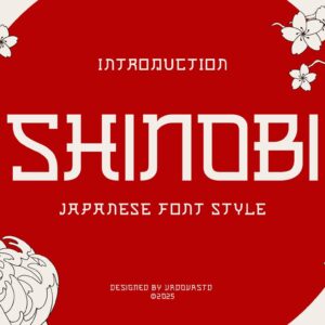 Shinobi Japanese Creative Font
