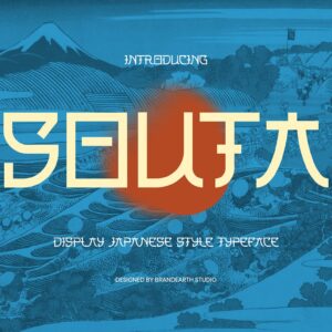 Souta Japanese Style Font