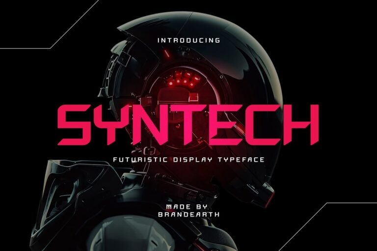 Syntech Futuristic Font