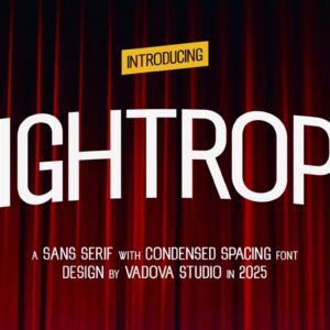 Tightrope Sans Serif Font
