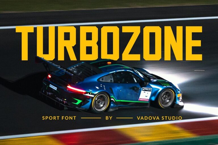 Turbozone Condensed Font