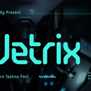 Vetrix Modern Techno Font