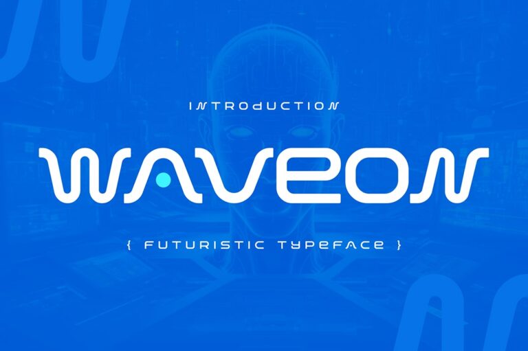 Waveon Futuristic Font