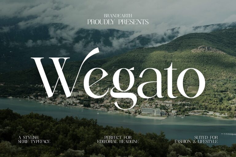 Wegato Serif Stylish Font