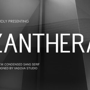 Zanthera Condensed Sans Font