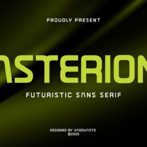 Asterion Futuristic Font