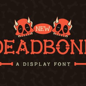 Deadbone Creative Font