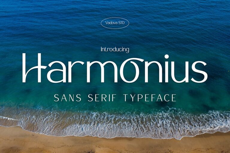Harmonius Elegant Sans Serif Typeface