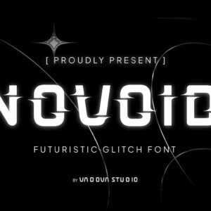 Novoid Futuristic Glitch Font
