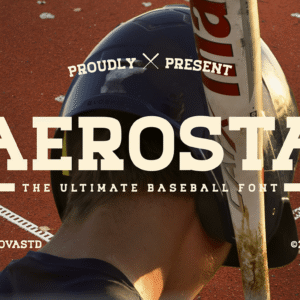 Aerosta Baseball Font