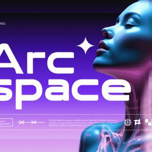 Arc Space Modern Futuristic Font