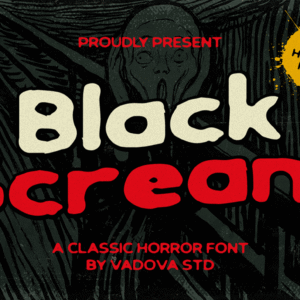 Black Scream Classic Horror Font