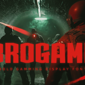 Brogame Bold Gaming Font