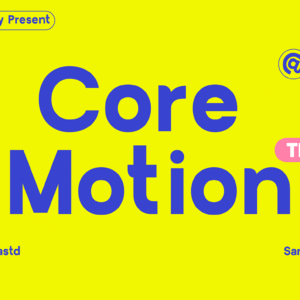Core Motion Modern Sans Serif