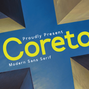 Coreto Modern Sans Serif Font