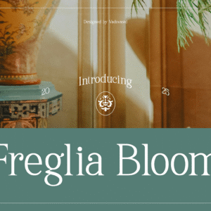 Freglia Bloom Elegant Serif Font