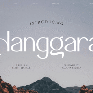 Hanggara Sans Serif Font