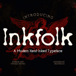 Inkfolk Gothic Horror Serif Font