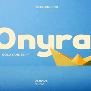 Onyra Modern Bold Sans Serif