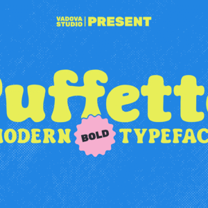 Puffetto Modern Bold Font
