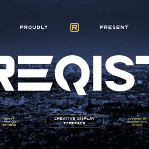 Reqist Typeface Free Font