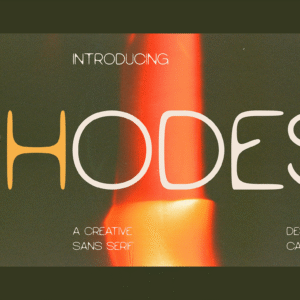 Rhodes Sans Serif Free Font